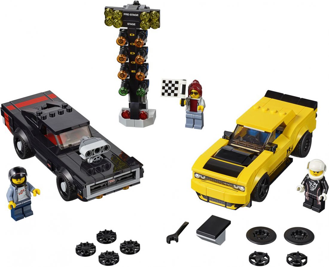 LEGO Speed Champions - 2018 Dodge Challenger SRT Demon és 1970 Charger R/T (75893) 